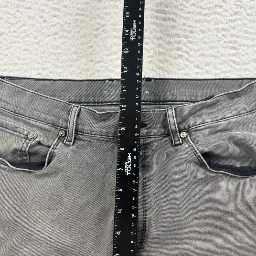 Mott & Bow Jeans Mens 35X34 Gray Slim Dark Wash Denim Stretch